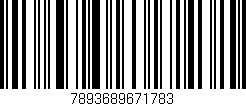 Código de barras (EAN, GTIN, SKU, ISBN): '7893689671783'