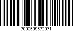 Código de barras (EAN, GTIN, SKU, ISBN): '7893689672971'