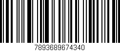 Código de barras (EAN, GTIN, SKU, ISBN): '7893689674340'