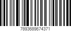 Código de barras (EAN, GTIN, SKU, ISBN): '7893689674371'