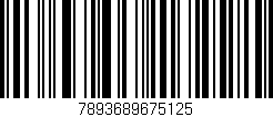 Código de barras (EAN, GTIN, SKU, ISBN): '7893689675125'