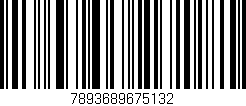 Código de barras (EAN, GTIN, SKU, ISBN): '7893689675132'