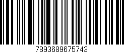 Código de barras (EAN, GTIN, SKU, ISBN): '7893689675743'