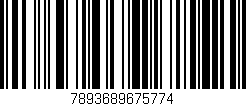 Código de barras (EAN, GTIN, SKU, ISBN): '7893689675774'