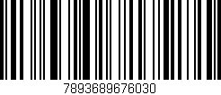 Código de barras (EAN, GTIN, SKU, ISBN): '7893689676030'
