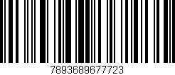 Código de barras (EAN, GTIN, SKU, ISBN): '7893689677723'