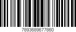 Código de barras (EAN, GTIN, SKU, ISBN): '7893689677860'