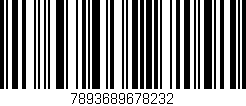 Código de barras (EAN, GTIN, SKU, ISBN): '7893689678232'