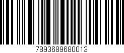 Código de barras (EAN, GTIN, SKU, ISBN): '7893689680013'