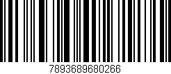 Código de barras (EAN, GTIN, SKU, ISBN): '7893689680266'