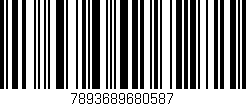 Código de barras (EAN, GTIN, SKU, ISBN): '7893689680587'