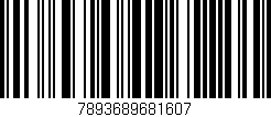 Código de barras (EAN, GTIN, SKU, ISBN): '7893689681607'