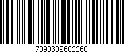 Código de barras (EAN, GTIN, SKU, ISBN): '7893689682260'