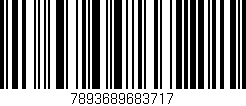 Código de barras (EAN, GTIN, SKU, ISBN): '7893689683717'