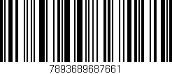 Código de barras (EAN, GTIN, SKU, ISBN): '7893689687661'