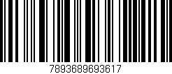 Código de barras (EAN, GTIN, SKU, ISBN): '7893689693617'