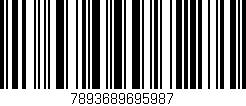 Código de barras (EAN, GTIN, SKU, ISBN): '7893689695987'