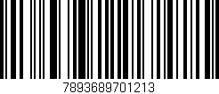 Código de barras (EAN, GTIN, SKU, ISBN): '7893689701213'