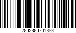 Código de barras (EAN, GTIN, SKU, ISBN): '7893689701398'