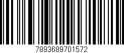 Código de barras (EAN, GTIN, SKU, ISBN): '7893689701572'