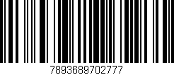 Código de barras (EAN, GTIN, SKU, ISBN): '7893689702777'