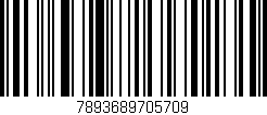 Código de barras (EAN, GTIN, SKU, ISBN): '7893689705709'