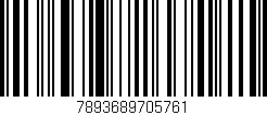 Código de barras (EAN, GTIN, SKU, ISBN): '7893689705761'