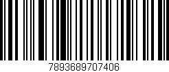 Código de barras (EAN, GTIN, SKU, ISBN): '7893689707406'