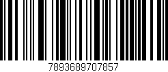 Código de barras (EAN, GTIN, SKU, ISBN): '7893689707857'