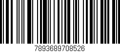 Código de barras (EAN, GTIN, SKU, ISBN): '7893689708526'