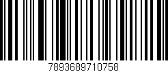 Código de barras (EAN, GTIN, SKU, ISBN): '7893689710758'