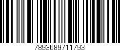 Código de barras (EAN, GTIN, SKU, ISBN): '7893689711793'