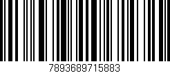 Código de barras (EAN, GTIN, SKU, ISBN): '7893689715883'