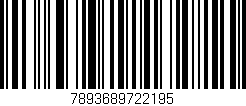 Código de barras (EAN, GTIN, SKU, ISBN): '7893689722195'
