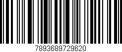 Código de barras (EAN, GTIN, SKU, ISBN): '7893689729620'