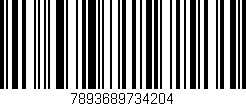 Código de barras (EAN, GTIN, SKU, ISBN): '7893689734204'