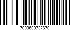 Código de barras (EAN, GTIN, SKU, ISBN): '7893689737670'