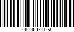 Código de barras (EAN, GTIN, SKU, ISBN): '7893689739759'