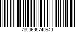 Código de barras (EAN, GTIN, SKU, ISBN): '7893689740540'