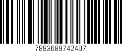 Código de barras (EAN, GTIN, SKU, ISBN): '7893689742407'