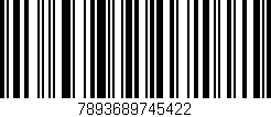 Código de barras (EAN, GTIN, SKU, ISBN): '7893689745422'