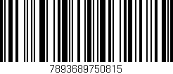 Código de barras (EAN, GTIN, SKU, ISBN): '7893689750815'