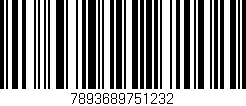 Código de barras (EAN, GTIN, SKU, ISBN): '7893689751232'