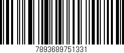 Código de barras (EAN, GTIN, SKU, ISBN): '7893689751331'