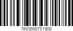 Código de barras (EAN, GTIN, SKU, ISBN): '7893689751966'