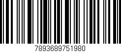 Código de barras (EAN, GTIN, SKU, ISBN): '7893689751980'