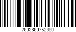 Código de barras (EAN, GTIN, SKU, ISBN): '7893689752390'