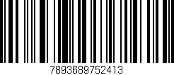 Código de barras (EAN, GTIN, SKU, ISBN): '7893689752413'