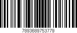 Código de barras (EAN, GTIN, SKU, ISBN): '7893689753779'