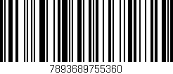 Código de barras (EAN, GTIN, SKU, ISBN): '7893689755360'